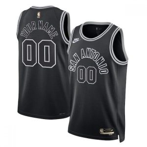 San Antonio Spurs Nike Unisex 2022/23 Custom Swingman Jersey Classic Phenomenal Edition Black