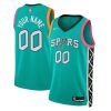San Antonio Spurs Nike Unisex 2022/23 Swingman Custom Jersey City Edition – Turquoise Magnificent