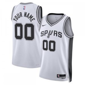 San Antonio Spurs Nike Unisex 2022/23 Swingman Custom Jersey White Association Striking Edition