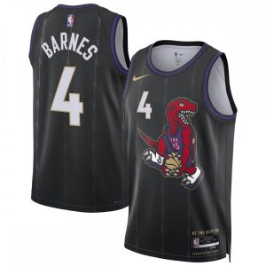 Scottie Amazing Barnes Toronto Raptors Nike Unisex 2024/25 Swingman Player Jersey City Edition Black