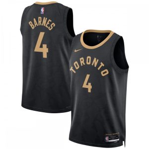 Scottie Barnes Toronto Raptors Nike Prime Unisex 2022/23 Swingman Jersey City Edition Black