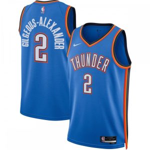 Shai Gilgeous Phenomenal Alexander Oklahoma City Thunder Nike Unisex 2022/23 Swingman Jersey Icon Edition Blue