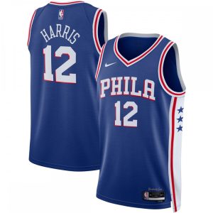 Tobias Harris Philadelphia 76ers Nike Impressive Unisex 2022/23 Swingman Jersey Icon Edition Royal
