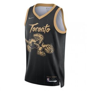 Toronto Raptors Nike Black 2021/22 Stunning Swingman NBA Jersey City Edition