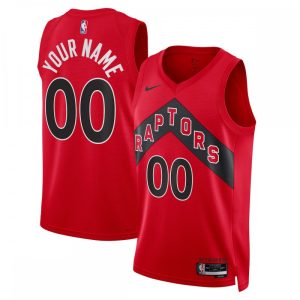 Toronto Raptors Nike Refined Unisex 2022/23 Swingman Custom Jersey Red Icon Edition