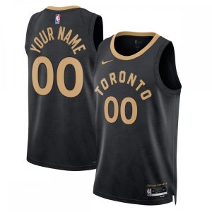 Toronto Raptors Nike Unisex 2022/23 Swingman Custom Stylish Jersey City Edition Black