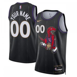 Toronto Raptors Nike Unisex 2024/25 Fabulous Custom Swingman Jersey City Edition Black
