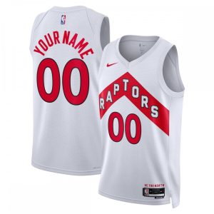 Toronto Raptors Nike Unisex Elegant 2022/23 Swingman Custom Jersey White Association Edition