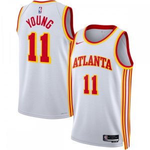 Trae Young Atlanta Hawks Nike Unisex 2022/23 Swingman Jersey Association Fabulous Edition White
