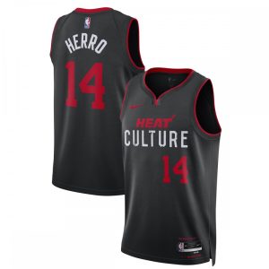 Tyler Herro Miami Heat Nike Unisex 2023/24 Stylish Swingman Jersey Black City Edition