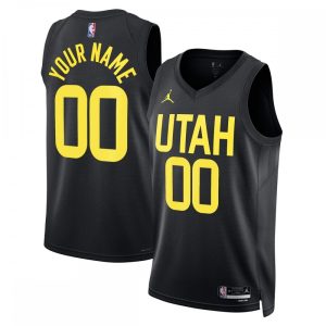 Utah Jazz Jordan Brand Unisex 2022/23 Swingman Custom Jersey Statement Edition Black Superior