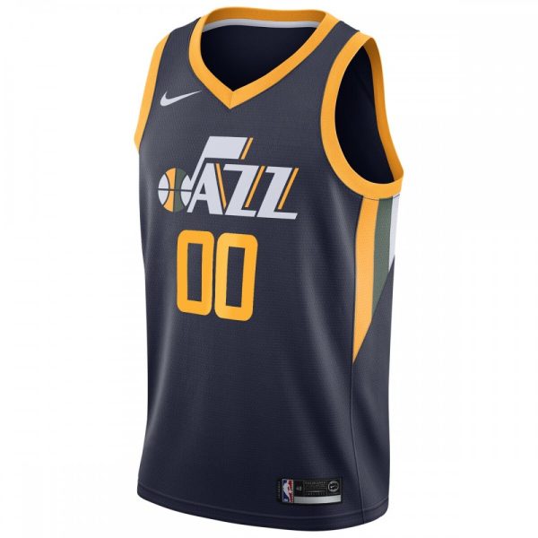 Utah Jazz Nike Stylish Swingman Custom Jersey Navy Icon Edition - Image 2