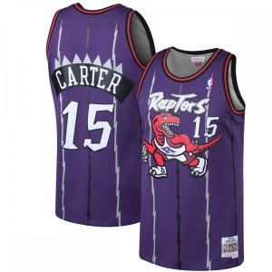 Vince Carter Toronto Raptors Captivating Throwback 1998 99 Hardwood Classics Jersey Purple