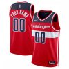 Washington Marvelous Wizards Nike Unisex 2022/23 Swingman Custom Jersey Red Icon Edition