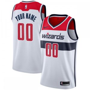 Washington Wizards Classy Nike 2020/21 Swingman Custom Jersey Association Edition White