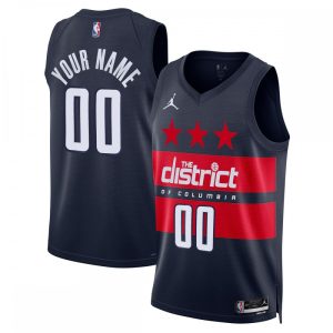 Washington Wizards Jordan Brand Gorgeous Unisex 2024/25 Custom Swingman Jersey Statement Edition Navy