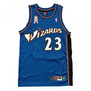 Washington Wizards Michael Jordan #23 Exquisite Vintage Nike Blue Jersey 911 Patch