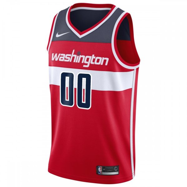 Washington Wizards Nike Swingman Custom Jersey Red Icon Elegant Edition - Image 2