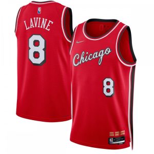 Zach Exceptional LaVine Chicago Bulls Nike 2021/22 Swingman Jersey City Edition Red