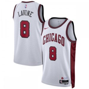 Zach LaVine Chicago Bulls Nike Unisex 2022/23 Swingman Jersey City Edition Enchanting White