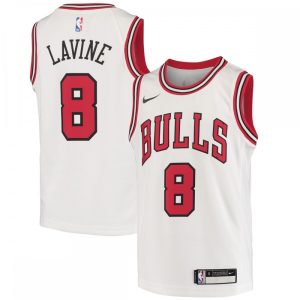 Zach LaVine Chicago Bulls Nike Youth 2020/21 Outstanding Swingman Jersey Association Edition White