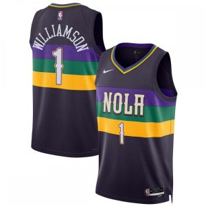 Zion Williamson New Orleans Pelicans Nike Unisex 2022/23 Swingman Jersey City Terrific Edition Purple