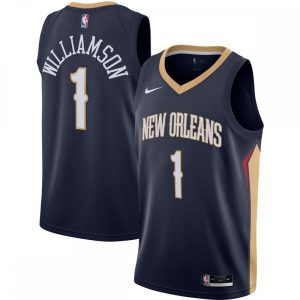 Zion Williamson New Unique Orleans Pelicans Nike 2020/21 Swingman Jersey Navy Icon Edition